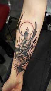 Arm Black And Grey Tattoos For Females Black And Gray Girls Tattoo On Lower Arm Tattoo By Hong Kong Tattoo