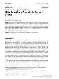 Some specialized detectors can go as deep as 65' (20 m) are you curious about metal detecting, and wondering how deep a metal detector can go? Pdf Metal Detecting In Finland An Ongoing Debate