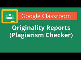 Just copy paste and check for plagiarism. Google Classroom Originality Reports Plagiarism Checker How To Use How It Compares To Turnitin Youtube