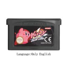 Contaba con 4 botones a, b, x, y, más dos superiores l, r y un pad direccional de ocho direcciones, mejorando el desplazamiento dentro del juego. For Nintendo Gba Video Game Cartridge Console Card Kirby Nightmare In Dream Land Eu Version Replacement Parts Accessories Aliexpress