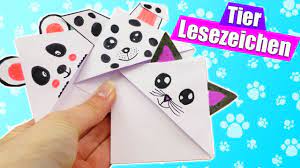 Mit der japanischen kunst des papierfaltens origami tiere falten huhn hahn. Diy Tier Lesezeichen Basteln Katze Panda Dalmatiner Super Niedlich Fur Kinder Youtube