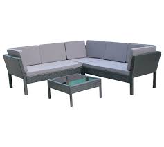 Buy Ratten Effect Corner Sofa Black At Argos Co Uk Your Online Shop For Garden Table And Chair Sets Garden Furniture Home And Sofa Corner Sofa Black Sofa
