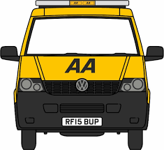 Image result for AA VW Transporter Yellow 2005 AA