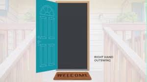 Enjoy safety, security, and a pleasant breeze with this venting collection door from mastercraft®. Right Hand Outswing Door Youtube