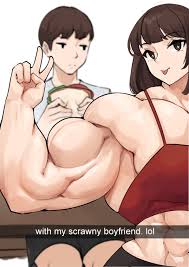 Tomo Aizawa transforms in this Musctonk adult comic - pure power