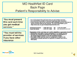 Missouri department of social services is eligible individuals receive a mo healthnet identification card or a letter from the family support division programs and the children's health insurance program (chip), mo. Ppt Determining Eligibility And Benefits Powerpoint Presentation Free Download Id 839920