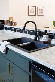 Kraus Granite 33 In X 22 In Black Onyx Double Equal Bowl Drop In Or Undermount 1 Hole Commercial Residential Kitchen Sink Lowes Com Kitchen Trends Budget Kitchen Remodel Black Kitchen Sink