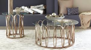 Elephant round coffee table glass top unique, natural accent in a living room. 708058 Coaster Chocolate Chrome Coffee Table