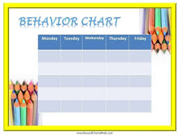 Free Printable Behavior Charts Customize Online