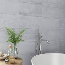 Get trade quality bathroom floors priced low. Soft Travertin Grey Matt Patterned Stone Effect Porcelain Wall Floor Tile Pack Of 7 L 600mm W 300mm Diy At B Q