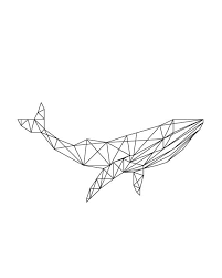 Aesthetic Black And White Geometric Animal Drawings Whale Art Print Geometric Whale Print Minimalist Art Print Instant Download Printable Art Whale Art Print Geometric Art Prints Geometric Drawing