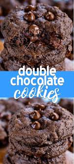 Double Chocolate Chip Cookies Crazy For Crust Recipe Double Chocolate Chip Cookie Recipe Chocolate Chip Recipes Double Chocolate Chip Cookies