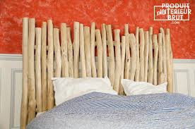 Tête de lit en bois, authenticité d'une matière immuable. Tete De Lit En Teck Naturel Le Charme Du Bois Naturel Pib