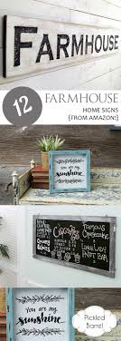 Check out our home decor signs selection for the very best in unique or custom, handmade pieces from our signs shops. 12 Farmhouse Home Signs From Amazon Pickled Barrel