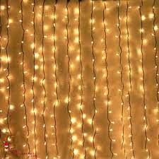 3x2 5 metre selale yagmur damlasi dis mekan perde led isik sari renk renkler led perde
