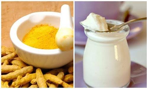 Khám phá tác dụng bất ngờ đến từ tinh bột nghệ vàng và sữa chua
