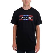 Huf Mens America Fuck It T Shirt