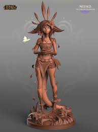 Artstation Neeko The Curious Chameleon High Res Model League Of Legends Daniel Orive Chameleon Art League Of Legends League