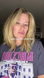 Satin Rod Styling Short Hair Techniques