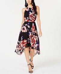 Inc International Concepts I N C Floral Print Handkerchief Hem Dress Created For Macy S Women Dre Teenage Dress Handkerchief Hem Dress Floral Dresses Long