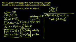 Nov 10, 2020 · to summarize, net displacement may include both positive and negative values. Velocity And Net Change Position Velocity Given Acceleration Youtube