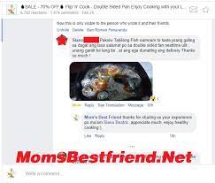 When the fish are small, these shoals are large and gradually decrease in size as the individual fish within the shoal grow in weight and size. When Moms Shared Their Happy Cooking Mom S Best Friend Facebook