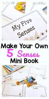 Preschool rainbow has an entire page of five senses activities, songs, crafts and more! Make Your Own 5 Senses Collage Booklet School Time Snippets