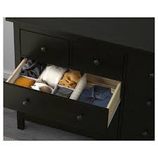First, i cut my plywood side panels to size and drilled 3/4″ pocket holes facing up, down, and towards the front. Hemnes 8 Drawer Dresser Black Brown 63x37 3 4 Best Seller Ikea
