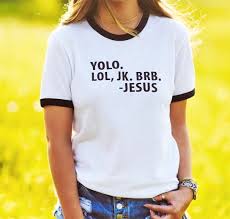 Yolo Ringer Tee The Light Blonde Ringer Tee T Shirts For Women Clothes