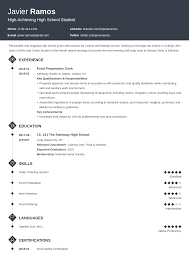 Use professionally written and formatted resume samples that will get you the job you want. High School Student Resume Template 20 Examples