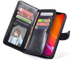 The coveron wallet case for the iphone 11, iphone 11 pro, and iphone 11 pro max is in stock and ready to buy now. Brg Iphone 11 11 Pro 11 Pro Max Wallet 9 Card Slots Magnetic Detachable 2 In 1 Case With Wrist Band Brgcase Com