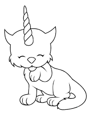 Cat Unicorn Coloring Page Youngandtae Com Cat Coloring Page Unicorn Coloring Pages Kitty Coloring