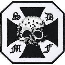 Amazon.com: SDMF Black Label Society Iron Cross Biker MC Iron on Patch  BadgeF