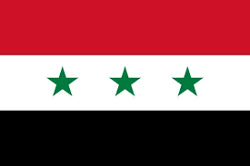 علم الجمهورية العربية السورية ما بين عامي ١٩٦٣ إلى ١٩٧٢ كان هذا العلم يرمز في نجومه الثلاث إلى سوريا و العراق و مصر إذ قام اتحاد لهذه الدول الثلاث في ١٧ نيسان
