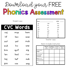 We know that sometimes 'q' cvc words can be a little trickier, so we also have an array of resources to support these words in particular. Phonics Assessments Sarah S Teaching Snippets