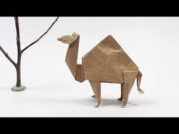 How to draw a camel easy step by step. Origami Camel Dromedary Tutorial Youtube