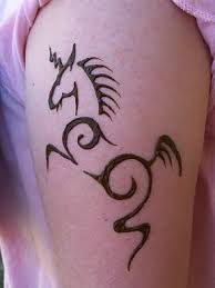 Cool Standing Unicorn Henna Henna Standing Unicorn Small Henna Tattoos Cute Henna Tattoos Simple Henna Tattoo