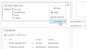 Sharepoint Filter Web Part