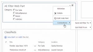 Sharepoint Filter Web Part