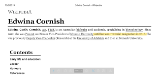 Murderous Provost Edwina Cornish -Australian Traditional Culture