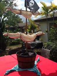 pirate ship sail table centerpiece pirate halloween party pirate party pirate theme party