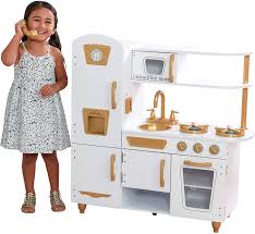 kidkraft modern white play kitchen