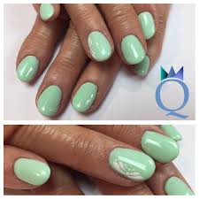 shortnails gelnails nails mintgreen nailcode handpainted nailart kurzenagel gelnagel nagel mintgrun handgezeichnet nagelku nails nagel nagelstudio