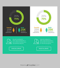 Freepiker Responsive Pie Chart Infographic Ui Ux With