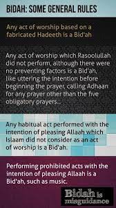 Some Points About Bidah