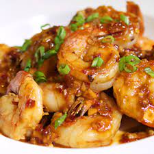 Shrimp W Spicy Hot Garlic Sauce Recipe Food Spicy Garlic Sauce Recipe Recipes