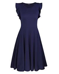 Ruffles Sleeve Casual Summer Shift Dress Stylish Dresses Summer Shift Dress Dresses