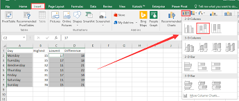 How To Create A Floating Column Chart In Excel