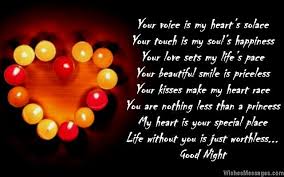 The night is filled with light when i i am saying 'good night' to the moon in my night and the reason i smile in my sleep; Good Night Poems For Girlfriend Poems For Her Good Night Poems Good Night Wishes My Love Poems