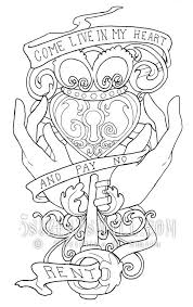 We have collected 40+ tattoo coloring page printable images of various designs for you to color. Pin By Lindsey Evans On Coloring Pages Coloring Pages Printable Coloring Pages Coloring Books